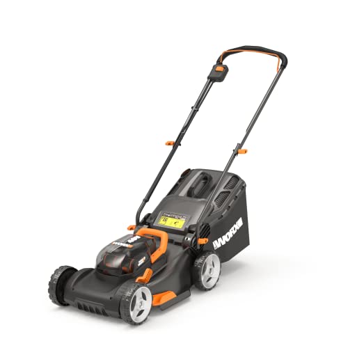 WORX WG743E.1 36V (40V Max) Cordless 40cm Lawn Mower (Dual Battery x2 4.0Ah Batteries)