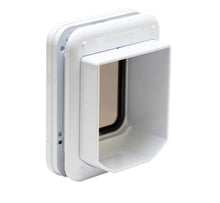 Load image into Gallery viewer, Closer Pets Microchip Activated Cat Flap for up to 30 Cats, Exclusive Entry, Fast Installation, Easy Fitting, Convenient, Tamper Proof, Weatherproof, Silent - White
