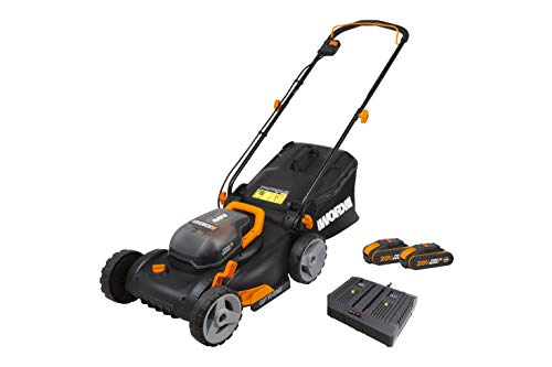 WORX WG743E.1 36V (40V Max) Cordless 40cm Lawn Mower (Dual x2 4.0Ah Batteries)