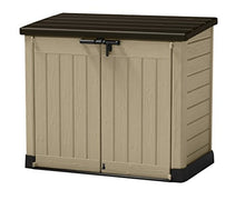 Load image into Gallery viewer, Keter Store-It Out Max Outdoor Plastic Garden Storage Shed, Beige and Brown, 145.5 x 82 x 125 cm (L x H x W)
