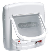 Load image into Gallery viewer, PetSafe, Deluxe Magnetic Cat Flap, Selective Entry, 4 Way Locking - Staywell (White)
