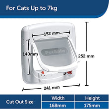 Load image into Gallery viewer, PetSafe, Deluxe Magnetic Cat Flap, Selective Entry, 4 Way Locking - Staywell (White)
