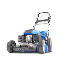 Load image into Gallery viewer, Hyundai Petrol Lawnmower Self Propelled Push Button Electric Start Lawn Mower 196cc, 20 Inch, 51cm, 510mm Cutting Width, Mulching, 70L Collection, Steel Deck, 600ml Engine Oil Included HYM510SPE 
