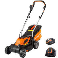 Load image into Gallery viewer, Yard Force 40V 32cm Cordless Lawnmower with Lithium-ion Battery and Quick Charger LM G32
