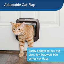 Load image into Gallery viewer, PetSafe Manual-Locking Cat Flap with Easy Install, Brown, 4 Way Manual Lock, Exclusive Entry, For Cats Up To 7 kg, Energy Efficient
