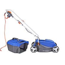 Load image into Gallery viewer, Hyundai Electric Lawnmower, 1000w/240v, 320mm Cutting Width, 25l Collection Bag, 3 Adjustable Cutting Heights, 10m Power Cable &amp; 3 Year Warranty
