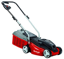 Load image into Gallery viewer, Einhell GE-EM 1233 Electric Lawnmower -- 33cm Cutting Width, 30L Grass Box, 5 Cutting Height Levels -- Lightweight, Walk-Behind Lawn Mower For Small Gardens
