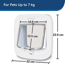 Load image into Gallery viewer, PetSafe, Microchip Activated Cat Flap, Exclusive Entry, Easy Install, 4 Way Manual Locking, Energy Efficient, Draught Excluder, Convenient - White
