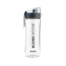 Load image into Gallery viewer, Breville Blend Active Bottle (600ml) | Clear Smoothie Bottle | Leak Proof | Grey Lid [VBL247]
