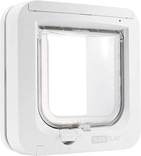 Load image into Gallery viewer, SureFlap Cat Flap with Microchip Identification, White (4 x AA batteries required)
