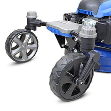 Load image into Gallery viewer, Hyundai Self Propelled ZERO-TURN 360 degree 51cm Cut Petrol Lawnmower, Electric Start, 196cc Petrol Lawn Mower - Includes 600ml Engine Oil, HYM510SPEZ, Blue
