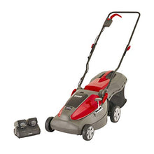 Load image into Gallery viewer, Mountfield Electress 38 Litre Cordless Lawnmower, 38 cm Cutting Width, Battery-Powered, Up to 350 m², Includes 40 Litre Grass Collector, Two 20V 4Ah Batteries and Charger Included
