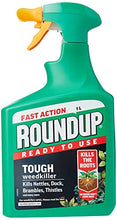 Load image into Gallery viewer, Roundup Fast Action Weedkiller Pump &#39;N Go Ready To Use Spray, 5 Litre &amp; 117831 Tough Weedkiller, Ready to Use, Spray, 1 Litre
