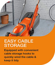 Load image into Gallery viewer, Flymo EasiMow 300R Electric Rotary Lawn Mower - 30 cm Cutting Width, 30 Litre Grass Box, Close Edge Cutting, Rear Roller, Manual Height Adjust, Comfortable to Manoeuvre, Foldable Handles, Lightweight
