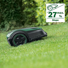 Load image into Gallery viewer, Bosch Robotic Lawnmower Indego S+ 500 (with 18V battery and App Function, docking station included, cutting width 19 cm, for lawns of up to 500 m², in carton packaging)
