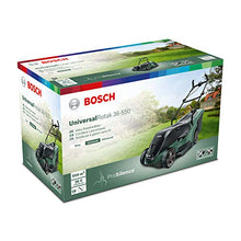 Load image into Gallery viewer, Bosch Cordless Lawnmower UniversalRotak 36-550 (36 Volt, Without Battery, Brushless Motor, Cutting width: 36 cm, Lawns up to 550 m², in Carton Packaging)
