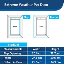 Load image into Gallery viewer, PetSafe Extreme Weather Pet Door Medium, Easy Install, Insulating, Weather Proof, Energy Efficient, 3 Flap System
