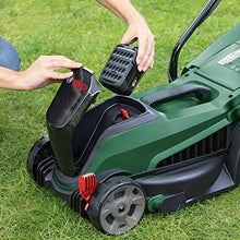 Load image into Gallery viewer, Bosch Cordless Lawnmower CityMower 18V-32 (18 Volt, 1x Battery 2.5 Ah, Brushless Motor, Cutting Width: 32 cm, Lawns up to 300 m², in Carton Packaging)
