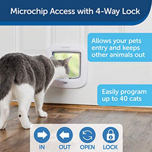 Load image into Gallery viewer, PetSafe, Microchip Activated Cat Flap, Exclusive Entry, Easy Install, 4 Way Manual Locking, Energy Efficient, Draught Excluder, Convenient - White
