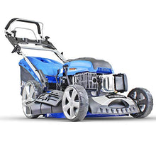 Load image into Gallery viewer, Hyundai Petrol Lawnmower Self Propelled Push Button Electric Start Lawn Mower 196cc, 20 Inch, 51cm, 510mm Cutting Width, Mulching, 70L Collection, Steel Deck, 600ml Engine Oil Included HYM510SPE 
