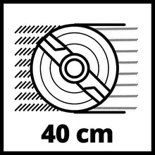 Load image into Gallery viewer, Einhell 3404821 Petrol Lawn Mower (1.2 kW, 1 Cylinder 4-Stroke Engine (OHV), 7-Level Central Cutting Height Adjustment 25 - 60 mm, Disengageable Rear-Wheel Drive), 100.0 cm*123.0 cm*51.0 cm
