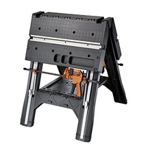 Load image into Gallery viewer, WORX WX051 Pegasus Multi-Function Work Table and Sawhorse with Quick Clamps and Holding Pegs
