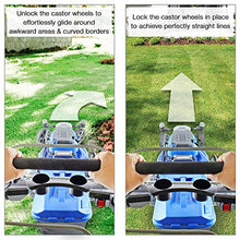 Load image into Gallery viewer, Hyundai Self Propelled ZERO-TURN 360 degree 51cm Cut Petrol Lawnmower, Electric Start, 196cc Petrol Lawn Mower - Includes 600ml Engine Oil, HYM510SPEZ, Blue
